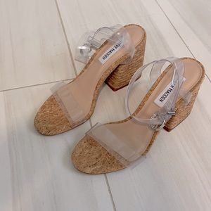 Steve Madden Cork heel shoes